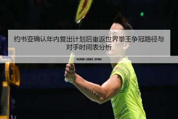 约书亚确认年内复出计划后重返世界拳王争冠路径与对手时间表分析
